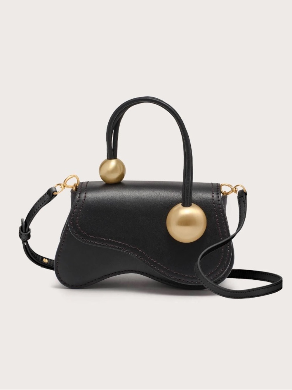NWT Cult Gaia Kazia Nano Crossbody Bag ! Black - Picture 8 of 8